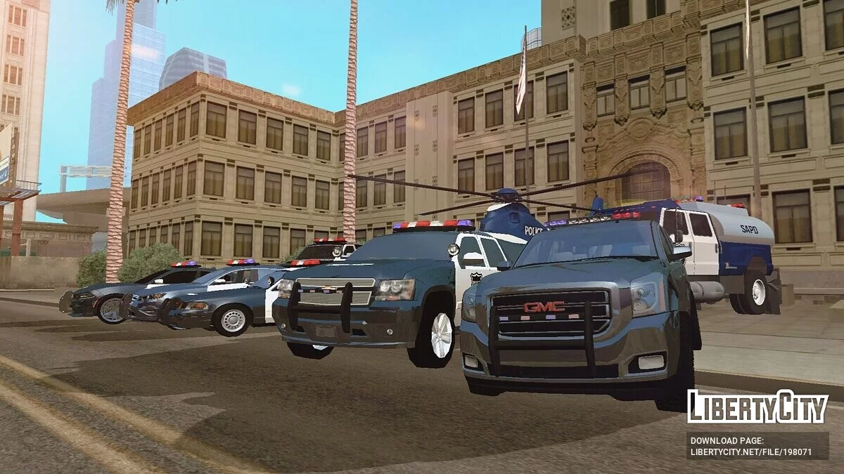 ПАКЕТ ПОЛІЦЕЙСЬКИХ ОДИНИЦЬ (ЛИШЕ DFF) / GTA San Andreas (iOS, Android)