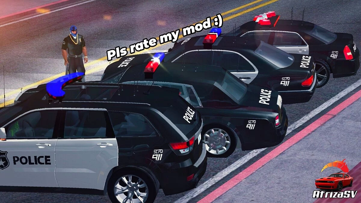 FANCY POLICE CAR PACK (DFF ONLY) / GTA San Andreas (iOS, Android)