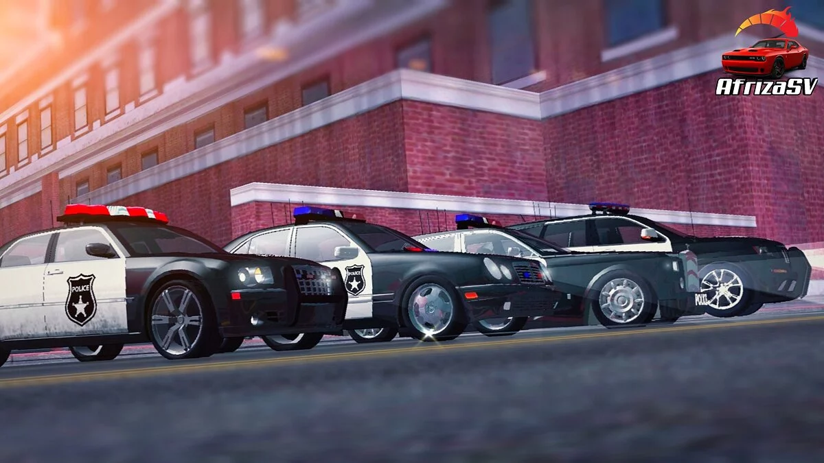 FANCY POLICE CAR PACK (DFF ONLY) / GTA San Andreas (iOS, Android)