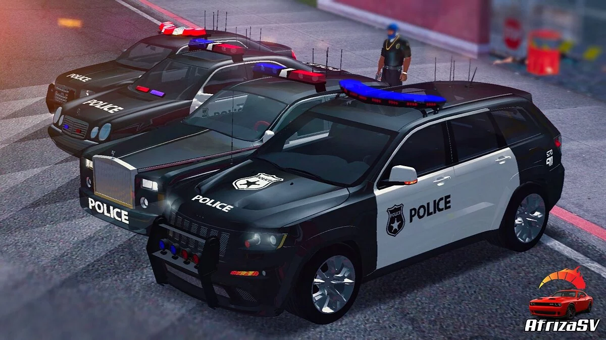 FANCY POLICE CAR PACK (DFF ONLY) / GTA San Andreas (iOS, Android)