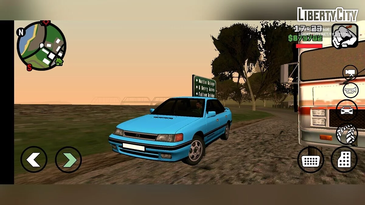 Збірка реальних машин з 90-х / GTA San Andreas (iOS, Android)