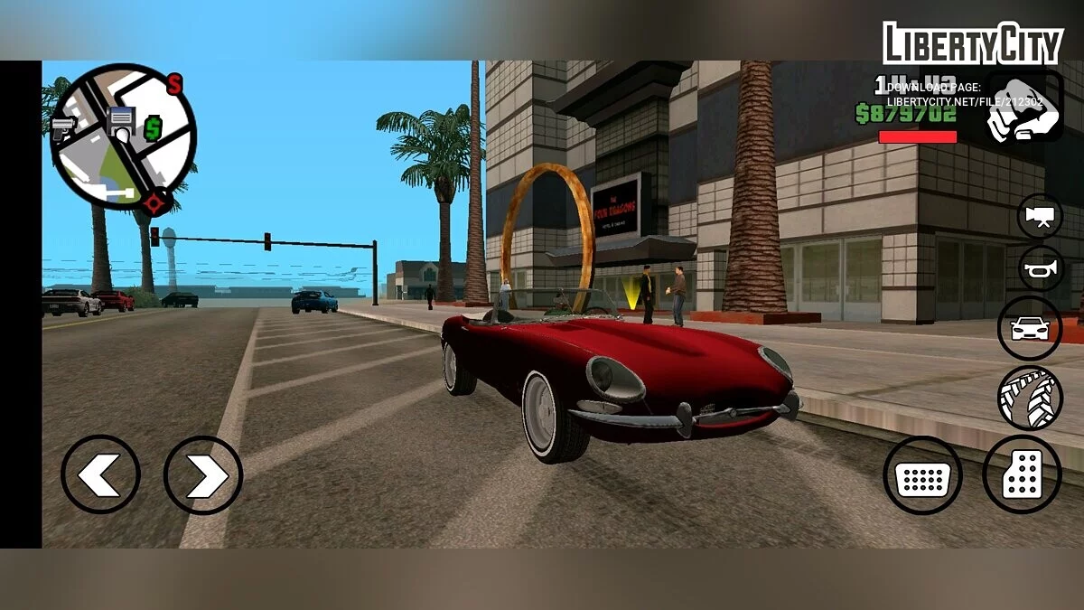Збірка реальних машин з 90-х / GTA San Andreas (iOS, Android)