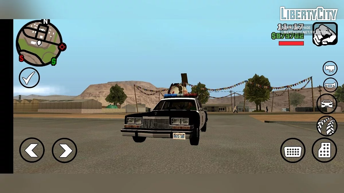 Збірка реальних машин з 90-х / GTA San Andreas (iOS, Android)