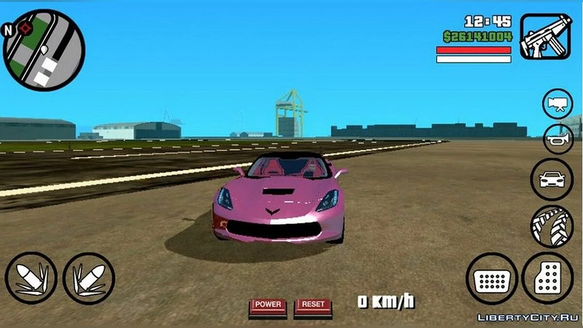 Chevrolet Corvette C7 / GTA San Andreas (iOS, Android)