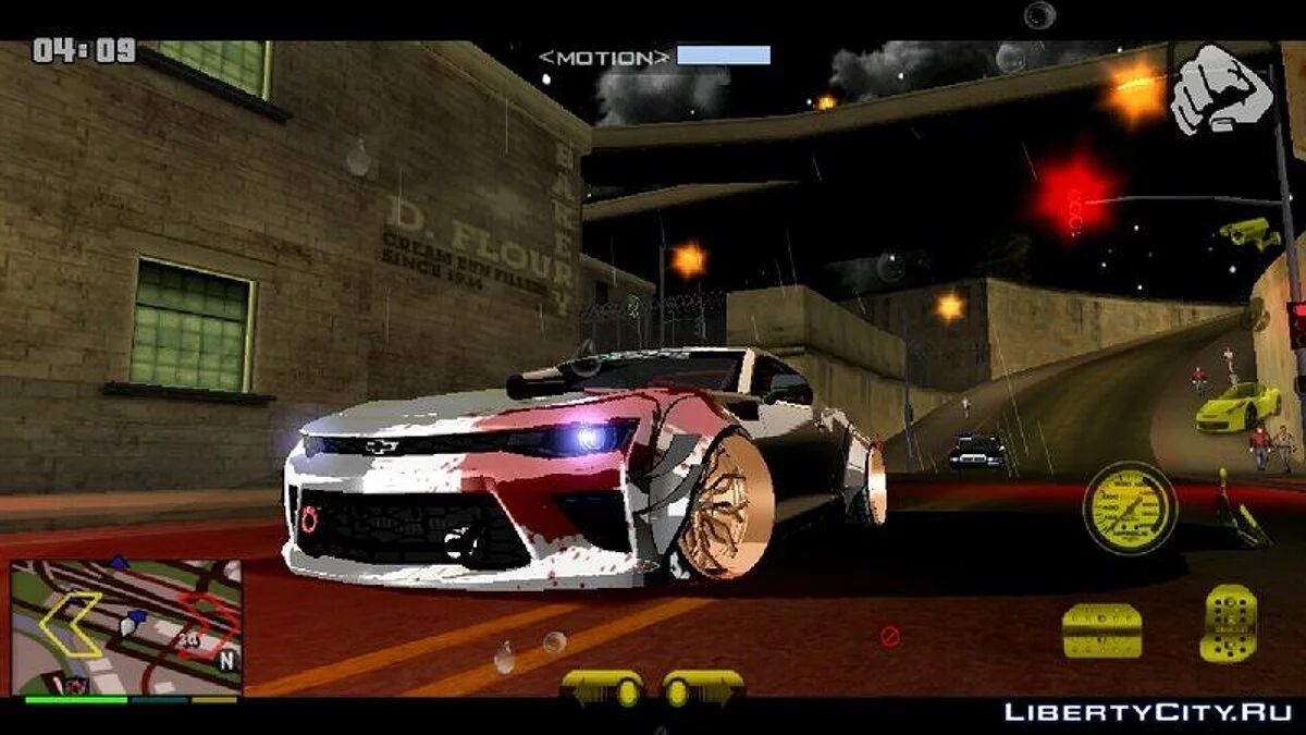 Chevy Camaro SS LybertyWalk / GTA San Andreas (iOS, Android)