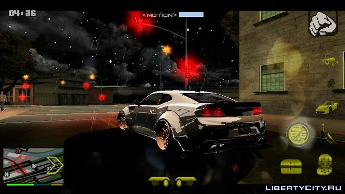 Chevy Camaro SS LybertyWalk / GTA San Andreas (iOS, Android)