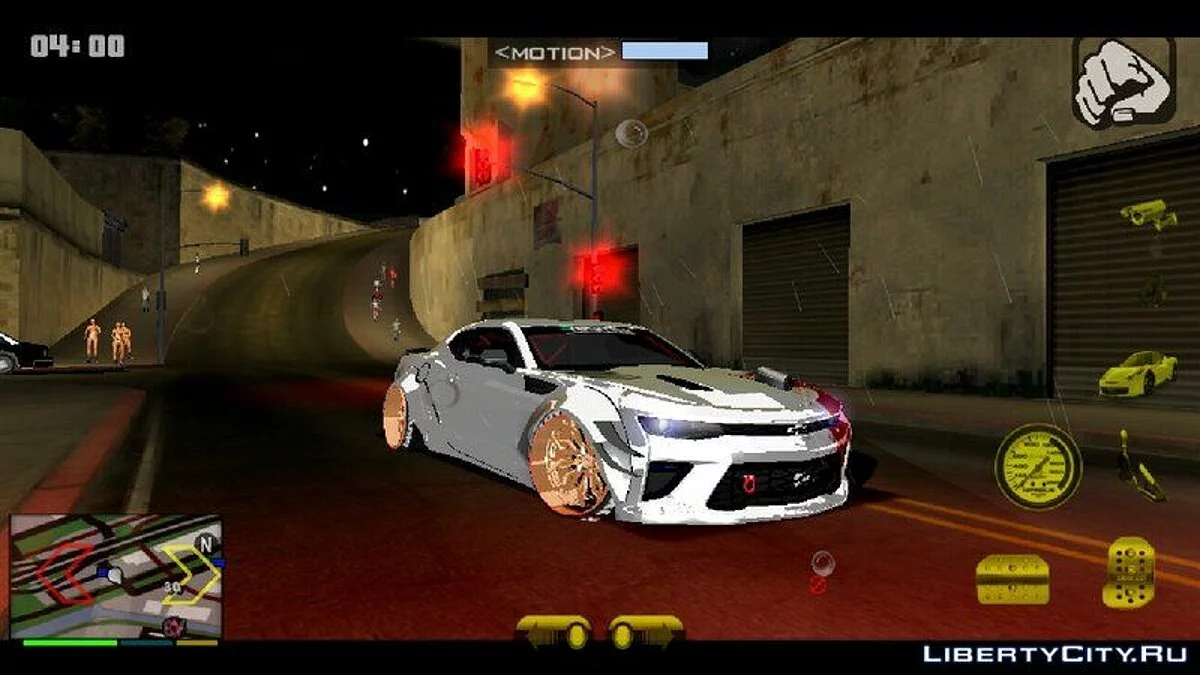 Chevy Camaro SS LybertyWalk / GTA San Andreas (iOS, Android)