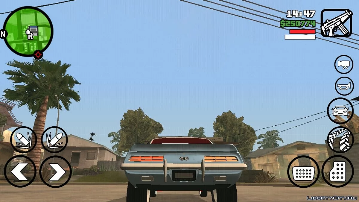 Camaro SS Drag (solo DFF) / GTA San Andreas (iOS, Android)