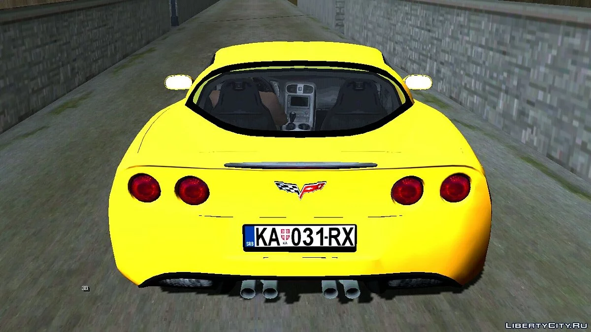 Chevrolet Corvette C6 / GTA San Andreas (iOS, Android)