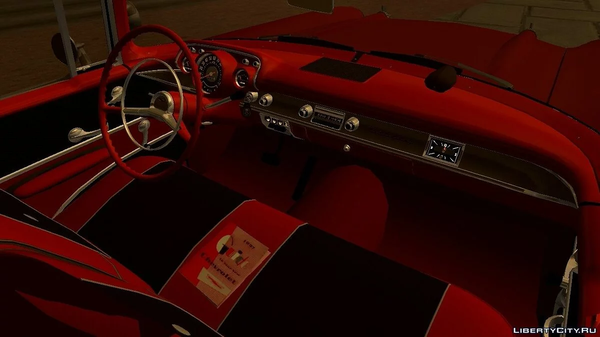 1957 Chevrolet Bel Air Спортивний Купе (2454) / GTA San Andreas (iOS, Android)