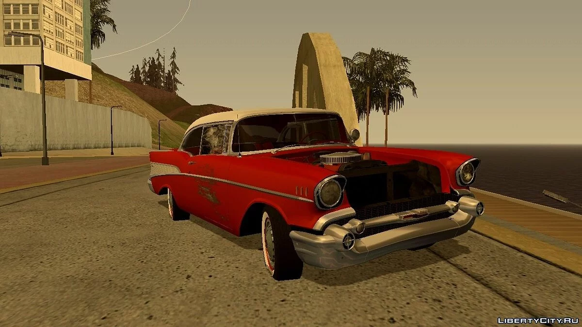 1957 Chevrolet Bel Air Спортивний Купе (2454) / GTA San Andreas (iOS, Android)