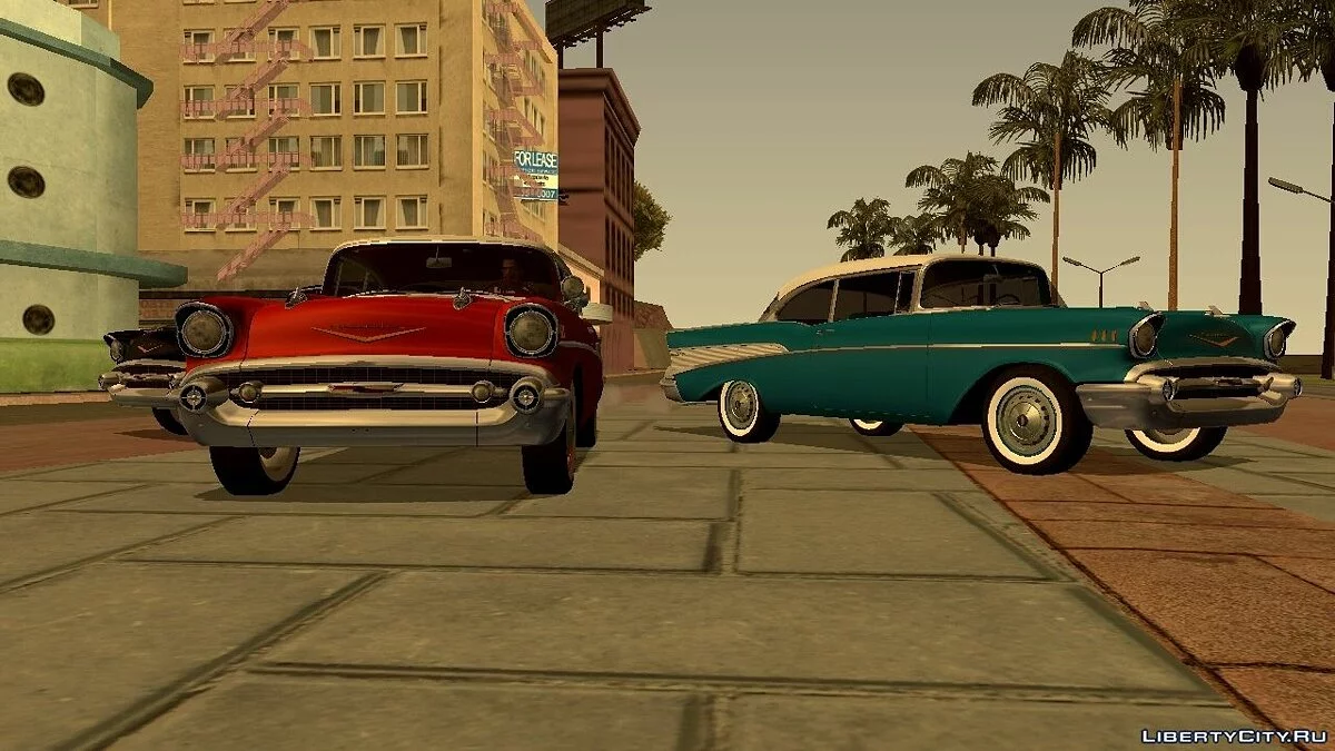1957 Chevrolet Bel Air Спортивний Купе (2454) / GTA San Andreas (iOS, Android)