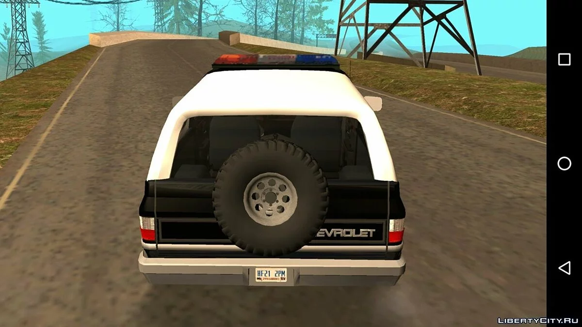 Chevrolet Blazer K5 - Police (only DFF) / GTA San Andreas (iOS, Android)