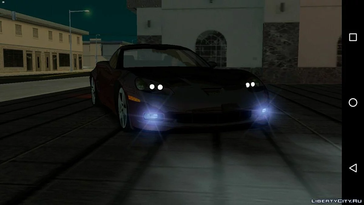 雪佛兰克尔维特 C6 v3.5(仅限 DFF) / GTA San Andreas (iOS, Android)