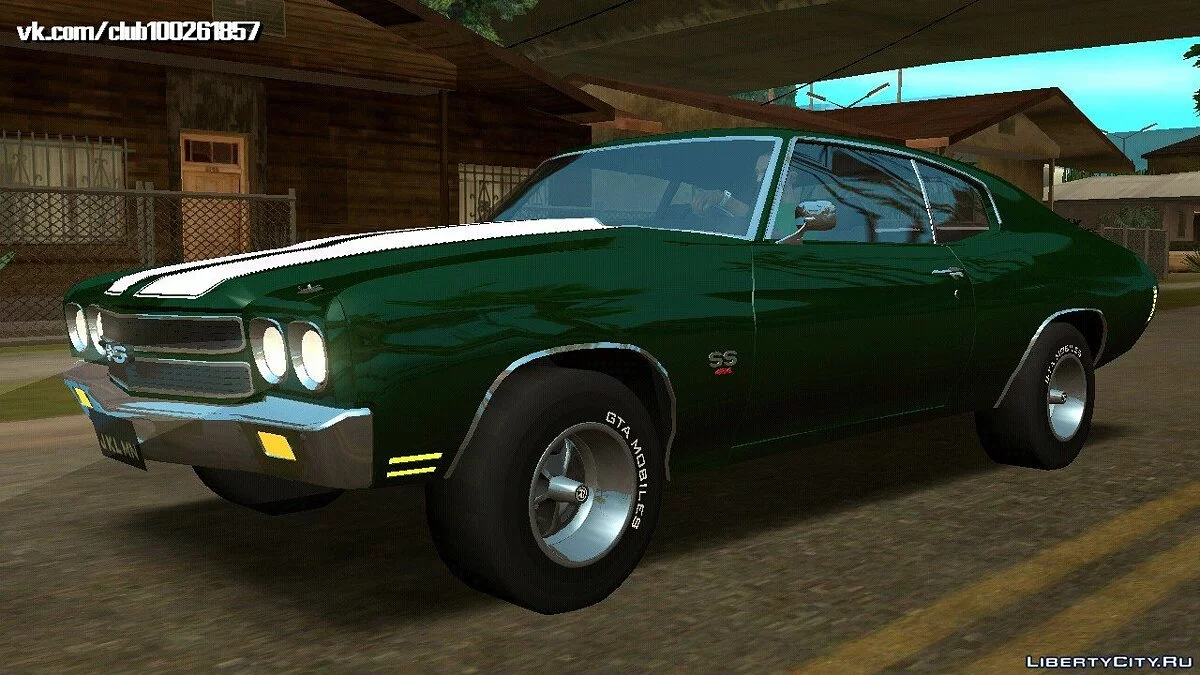 Chevrolet Chevelle SS 1970 v0.3 (тільки DFF) / GTA San Andreas (iOS, Android)