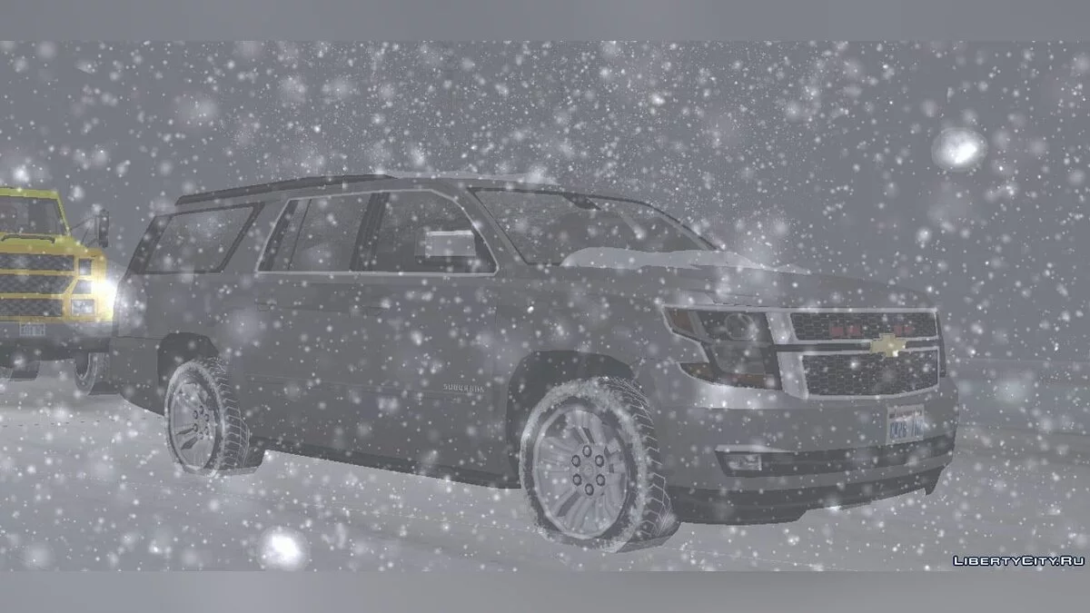 Chevrolet Tahoe winter version / GTA San Andreas (iOS, Android)