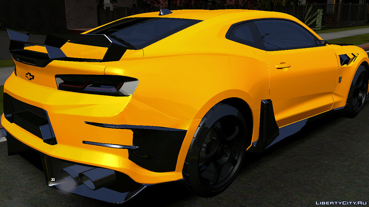 Скачать Chevrolet Camaro SS Transformers (Только DFF) Для GTA San.