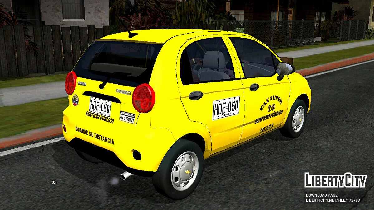 Chevrolet Spark - Таксі / GTA San Andreas (iOS, Android)