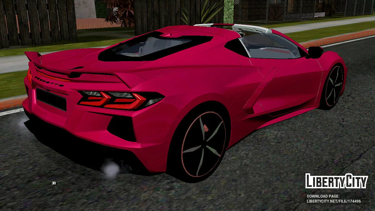 Chevrolet Corvette C8 (solo DFF) / GTA San Andreas (iOS, Android)