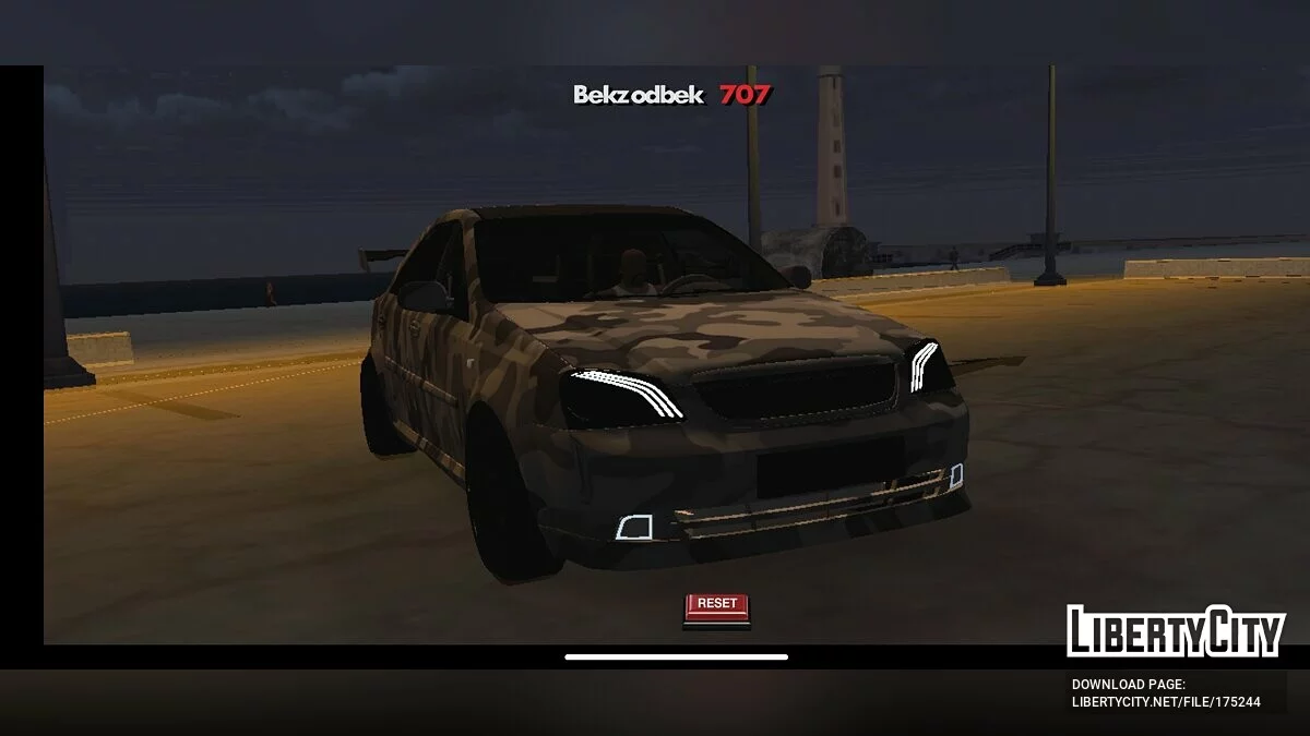 Chevrolet Lacetti with tuning / GTA San Andreas (iOS, Android)