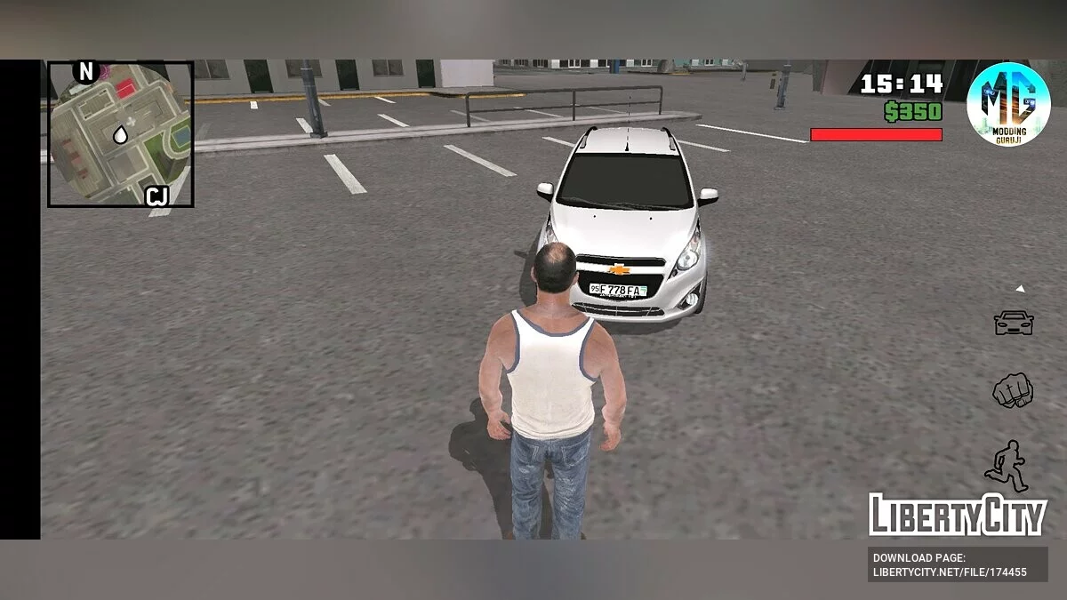Шевроле Спарк / GTA San Andreas (iOS, Android)