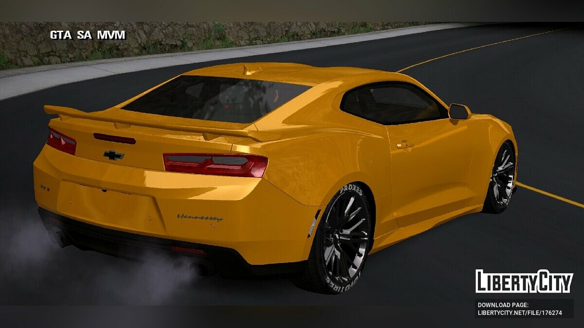 Download chevrolet camaro for GTA San Andreas (iOS, Android)