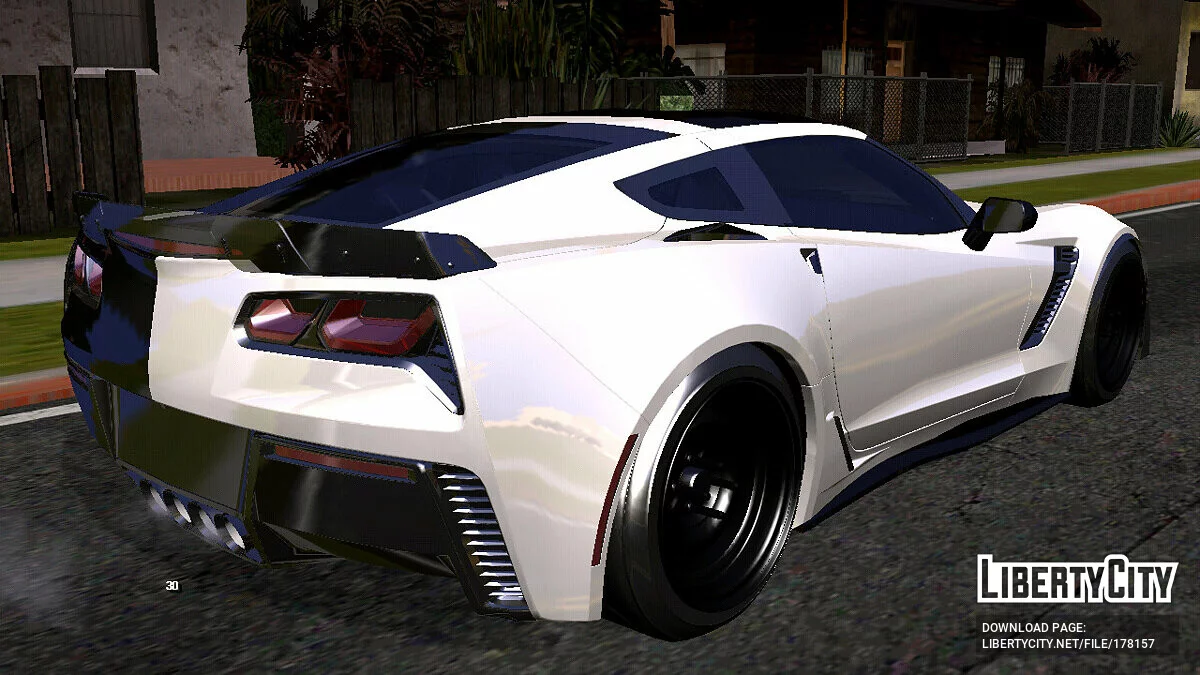 شيفروليه كورفيت #2فيس (DFF فقط) / GTA سان أندرياس (iOS، أندرويد)