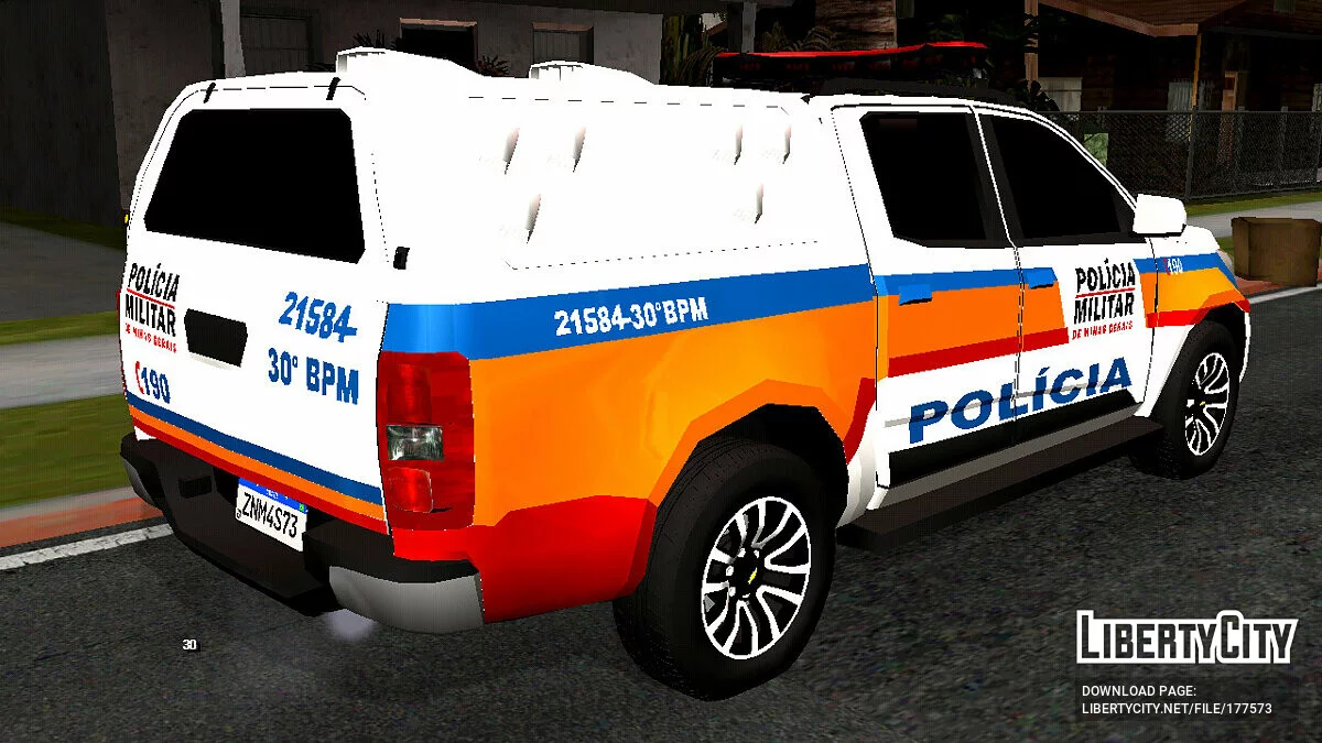 Chevrolet S10 - Полиция / GTA San Andreas (iOS, Android)