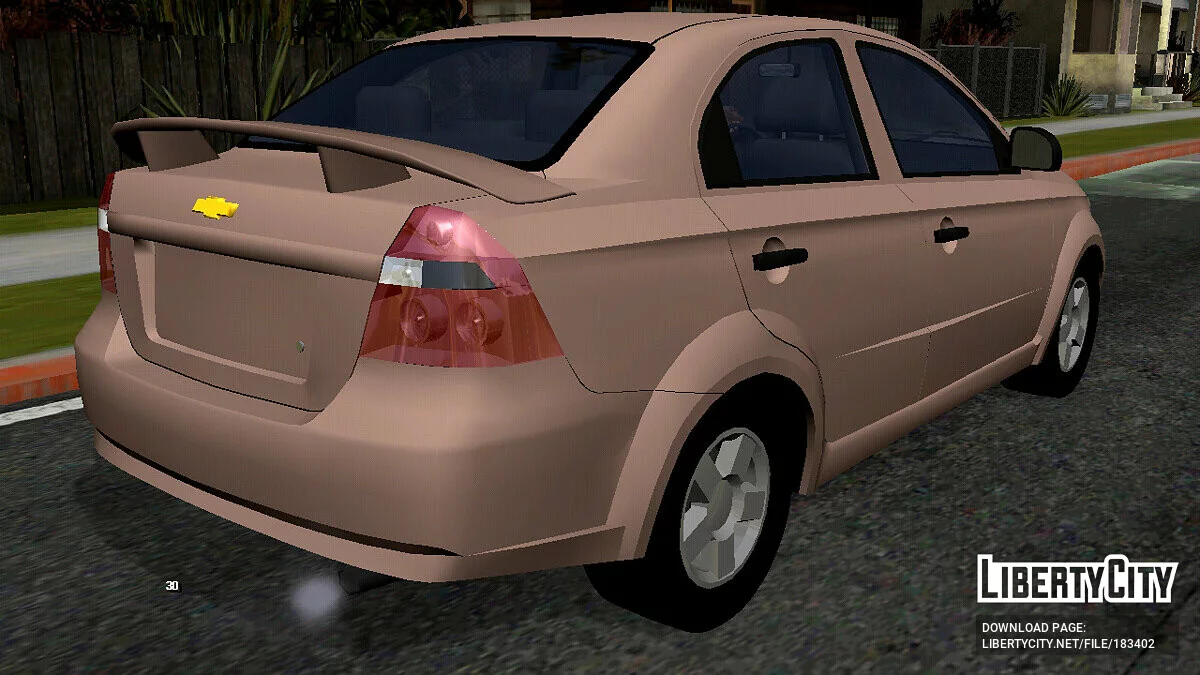 Chevrolet Aveo Sedan (тільки DFF) / GTA San Andreas (iOS, Android)