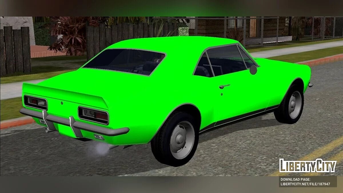 Chevrolet Camaro SS 1967 (DFF seulement) / GTA San Andreas (iOS, Android)