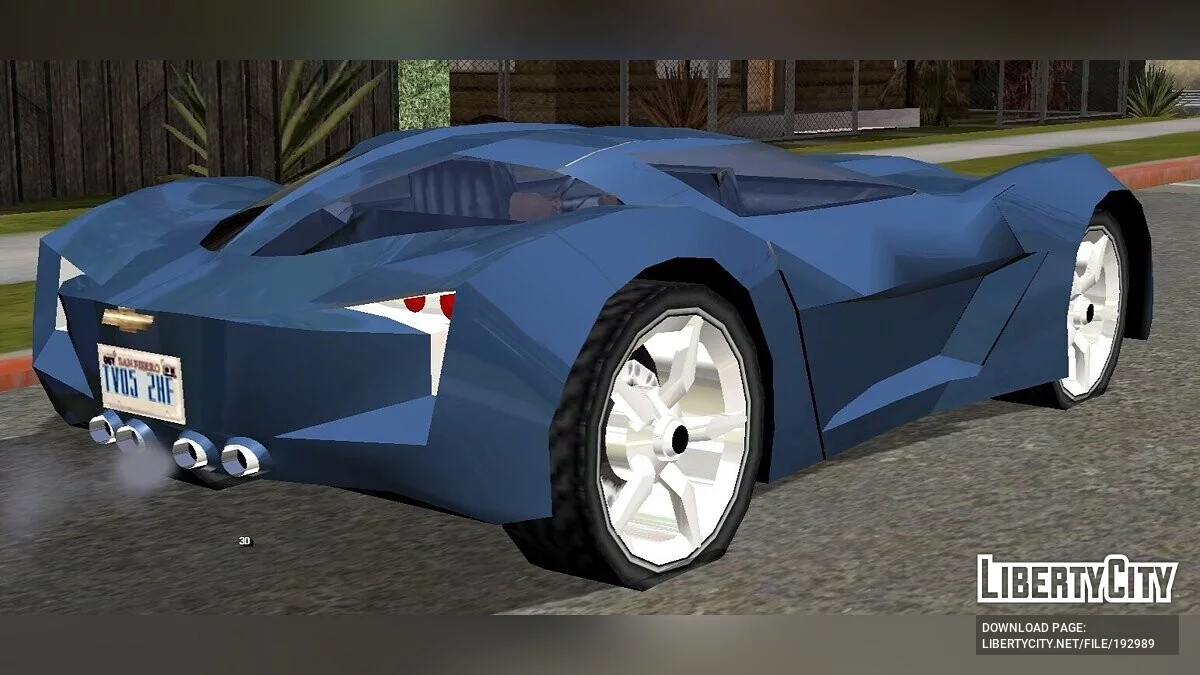 Chevrolet Corvette (Apenas DFF) / GTA San Andreas (iOS, Android)