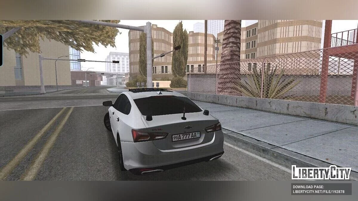 Chevrolet Malibu Black Tuninig / GTA San Andreas (iOS, Android)