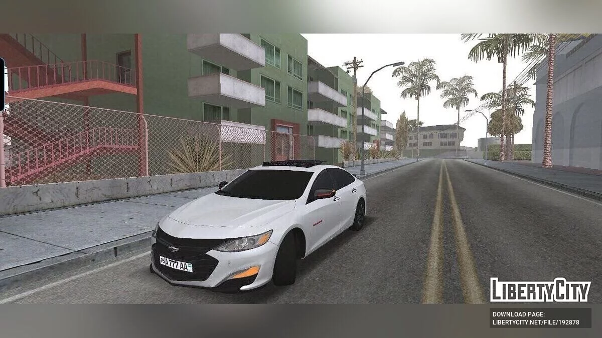 Chevrolet Malibu Black Tuninig / GTA San Andreas (iOS, Android)