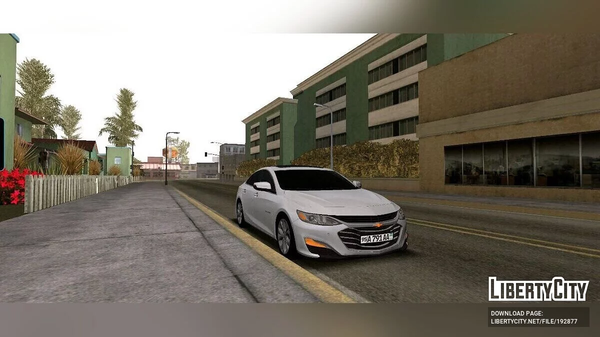 Chevrolet Malibu Сток Версія / GTA San Andreas (iOS, Android)