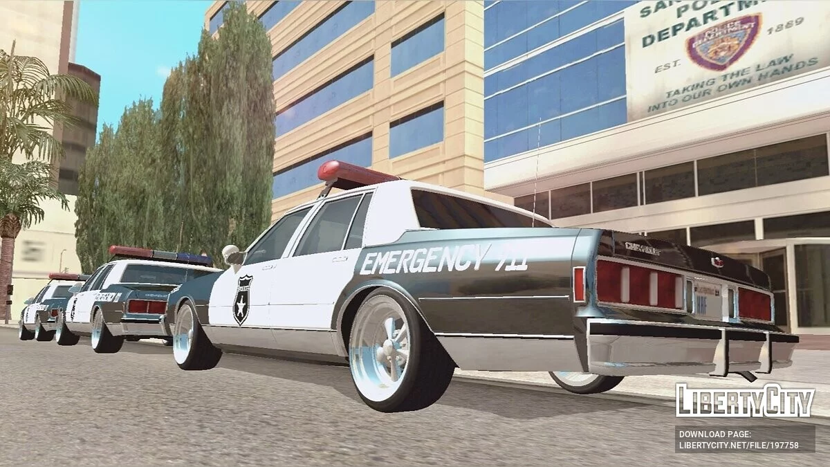 1987 Chevrolet Caprice POLICE (лише DFF) / GTA San Andreas (iOS, Android)