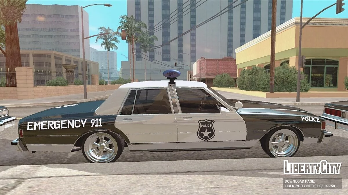 1987 Chevrolet Caprice POLICE (лише DFF) / GTA San Andreas (iOS, Android)