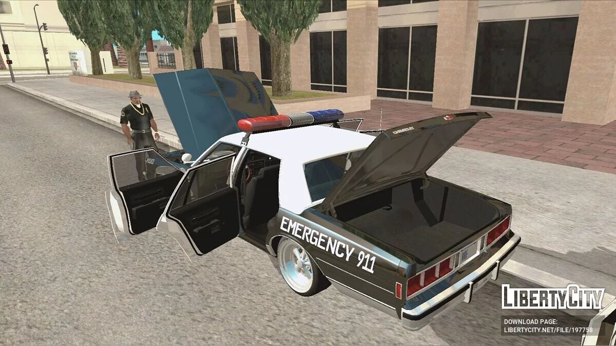 1987 Chevrolet Caprice POLICE (лише DFF) / GTA San Andreas (iOS, Android)
