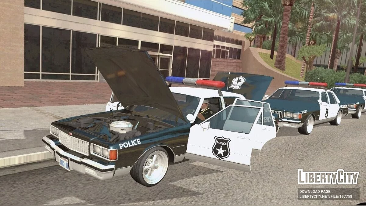 1987 Chevrolet Caprice POLICE (лише DFF) / GTA San Andreas (iOS, Android)