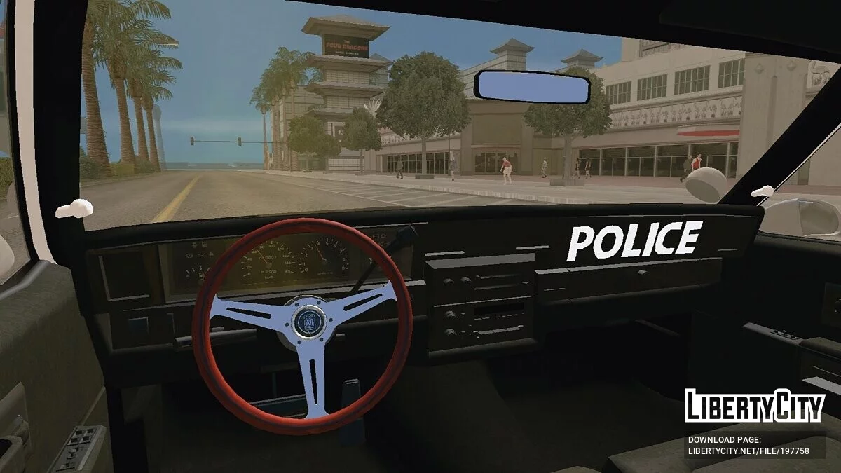 1987 Chevrolet Caprice POLICE (лише DFF) / GTA San Andreas (iOS, Android)