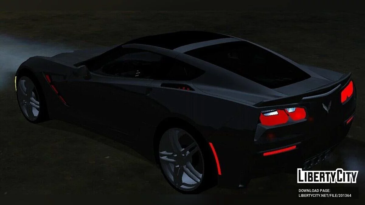 Chevrolet Corvette C7 (فقط DFF) / GTA سان أندرياس (iOS، أندرويد)