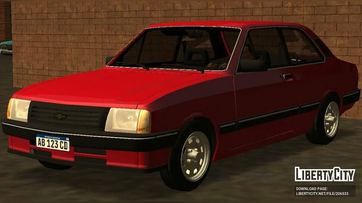 Chevrolet Chevette Argentina (тільки DFF) / GTA San Andreas (iOS, Android)
