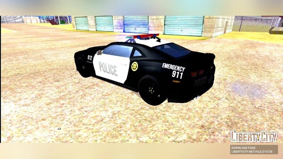 Chevrolet Camaro ZL1 - Поліція / GTA San Andreas (iOS, Android)