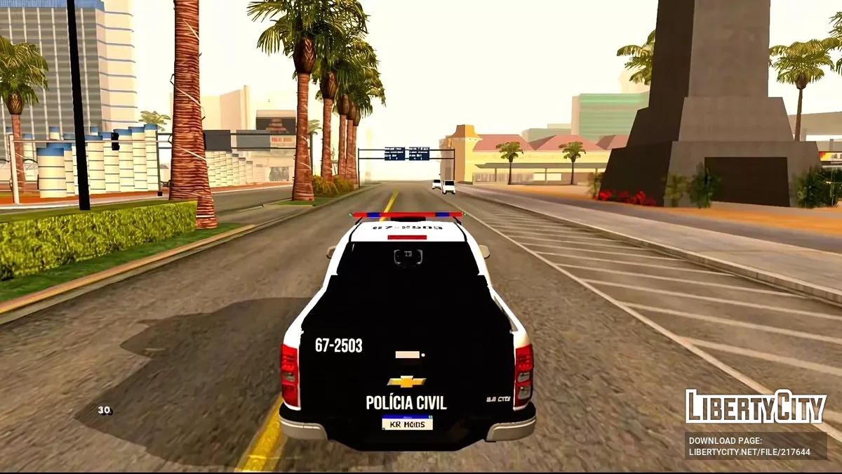 Chevrolet S10 2022 PCERJ / GTA San Andreas (iOS, Android)