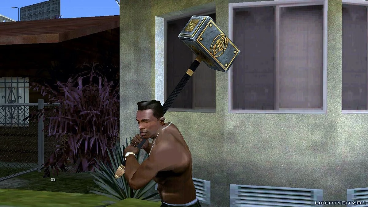 Martelo Triple-H de WWE Immortals / GTA San Andreas (iOS, Android)