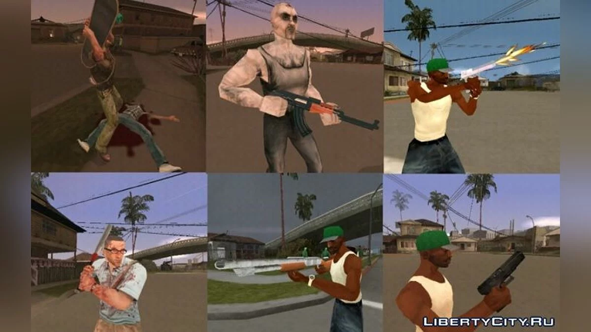 Improved Default Weapons / GTA San Andreas (iOS, Android)