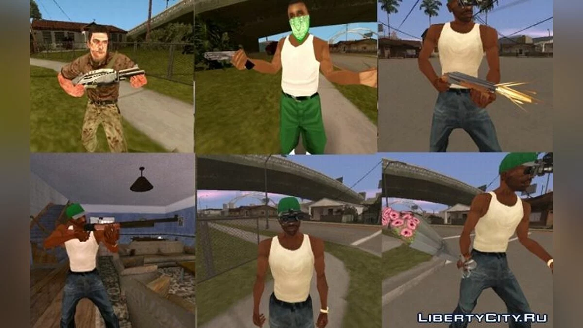 Improved Default Weapons / GTA San Andreas (iOS, Android)