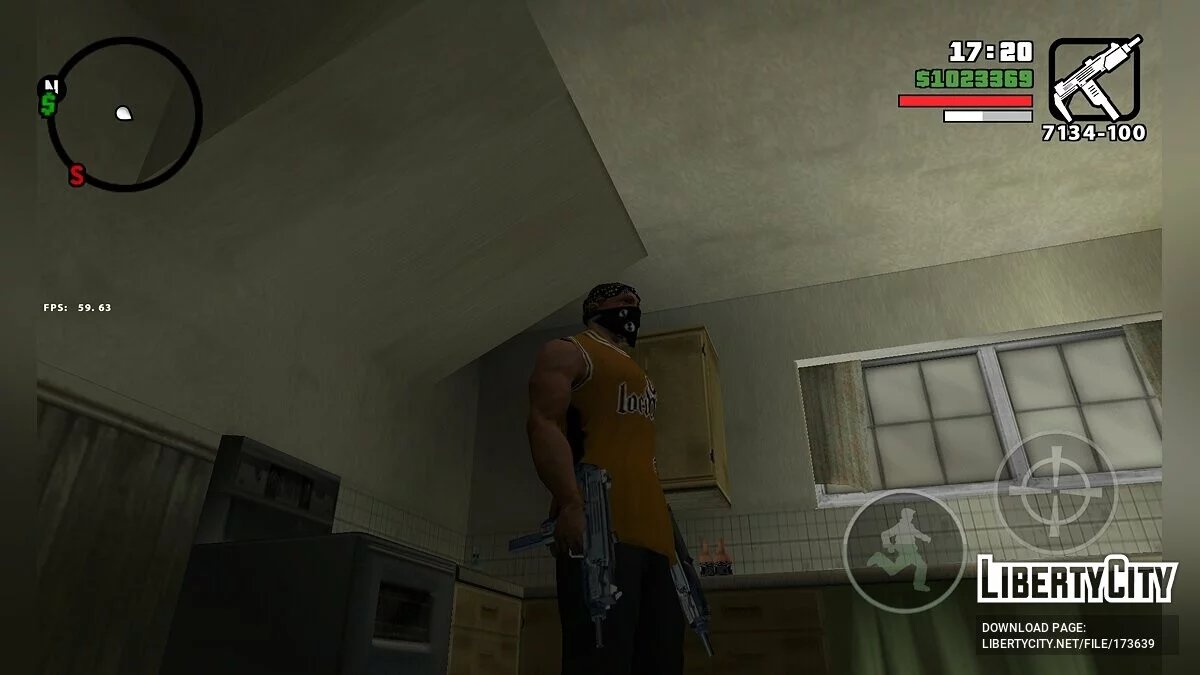 Armas de la versión beta / GTA San Andreas (iOS, Android)