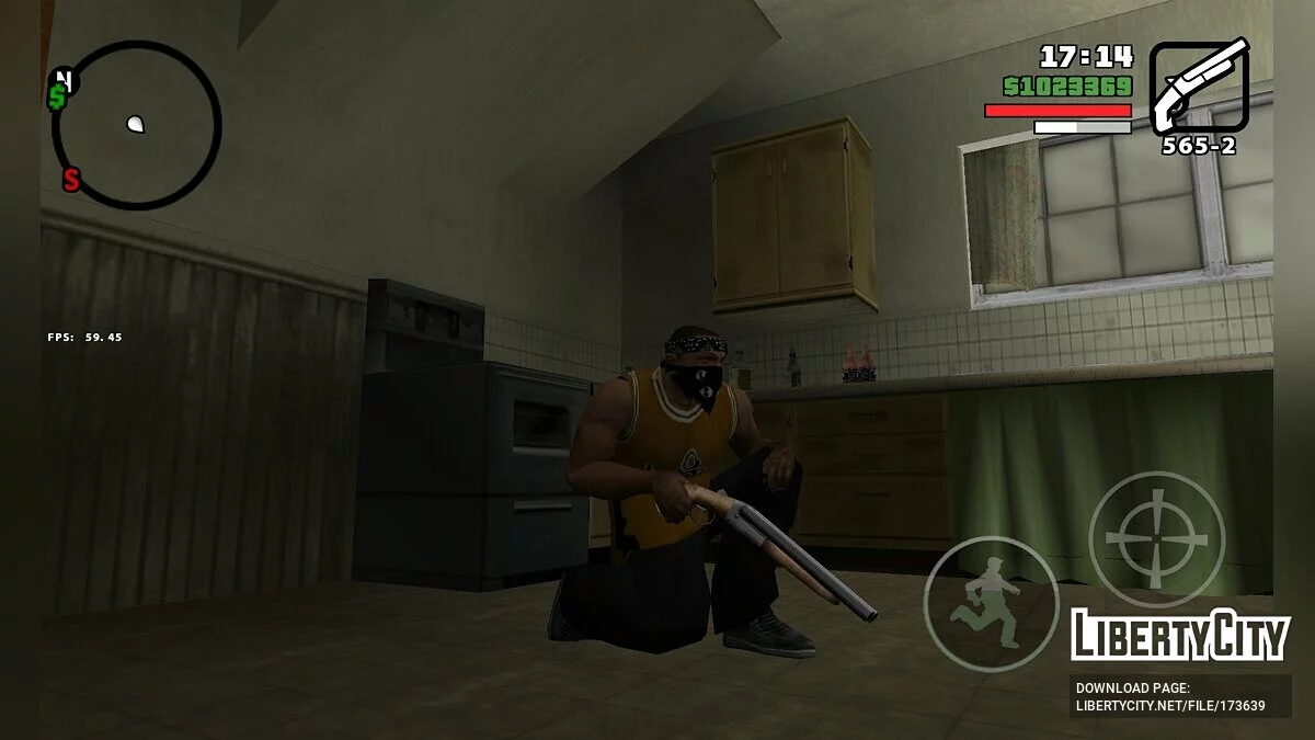 Armas de la versión beta / GTA San Andreas (iOS, Android)
