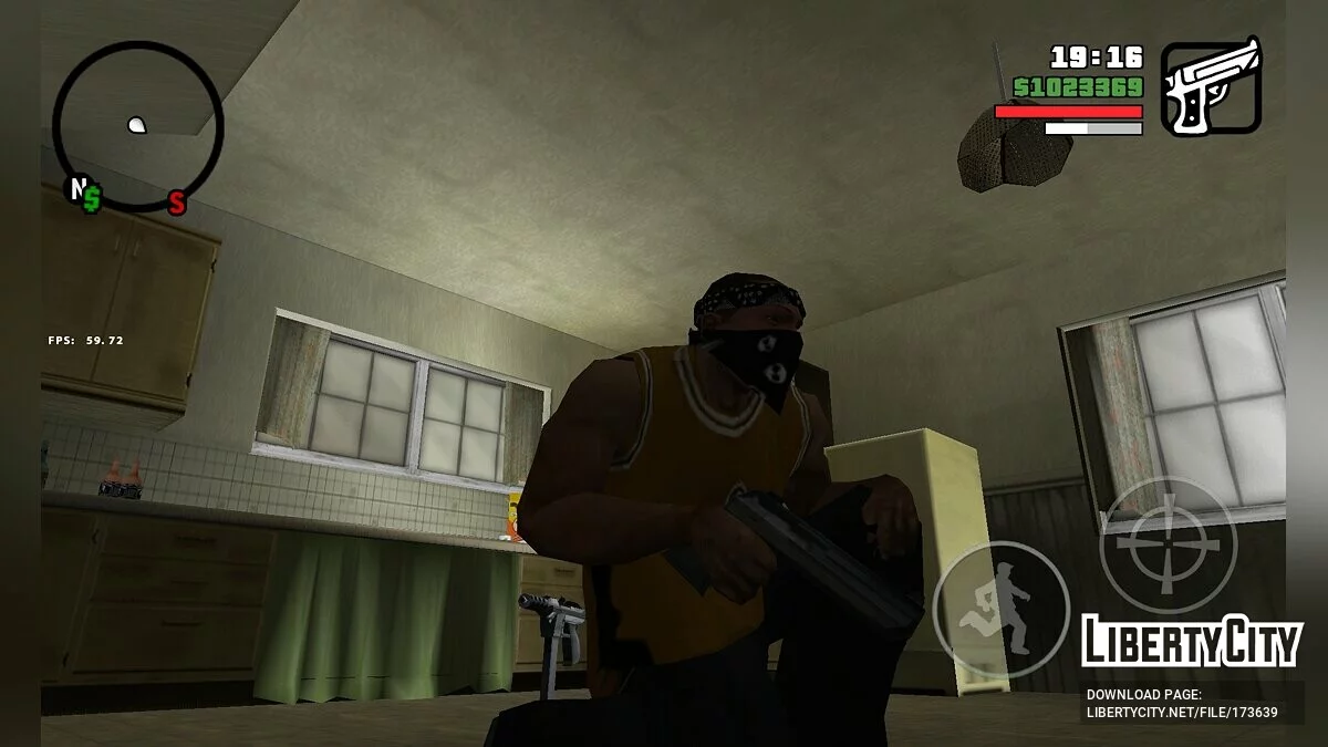 Armas de la versión beta / GTA San Andreas (iOS, Android)