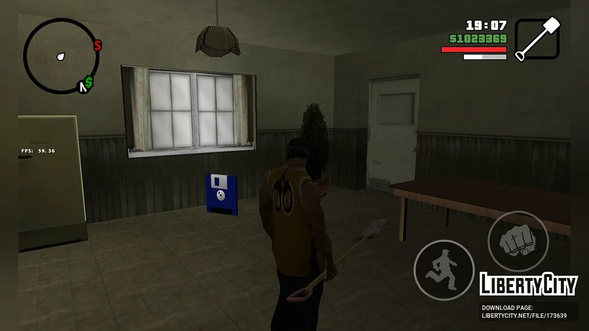 Armas de la versión beta / GTA San Andreas (iOS, Android)